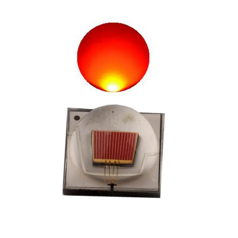 Online 100 Stücke 6 W LED SMD5050 Chip XML T6 Rot 620-630nm High Power Bead Taschenlampe/auto/fahrrad/ Scheinwerfer Keramik Substrat Freies Verschiffen