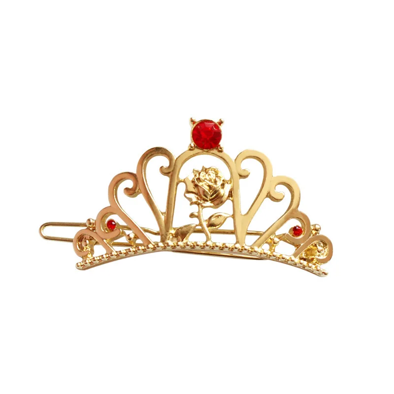 Мода Корона со стразами украшения для волос диадемы Кристалл Princess Crown дети