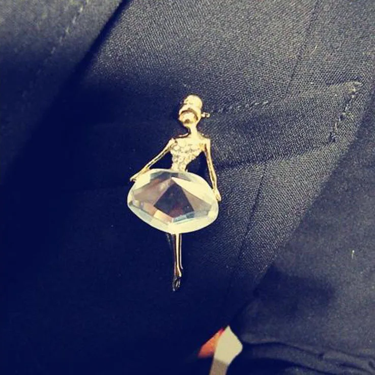 Фиделия Новинка 2017 года Горячие красивая принцесса брошь с балериной/изысканный