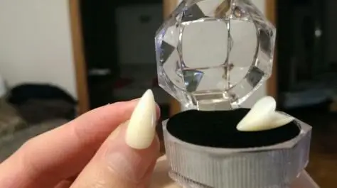 Horror Vampire fangs teeth Dentures Cosplay Zombie Devil Halloween Theater Special party Dress Costume tooth COS props |