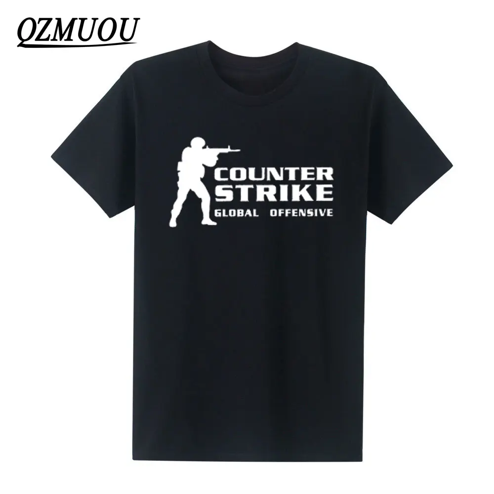 Футболка Fahion CSGO Counter Strike Global Cs Gun футболки для нападения Мужская игровая команда