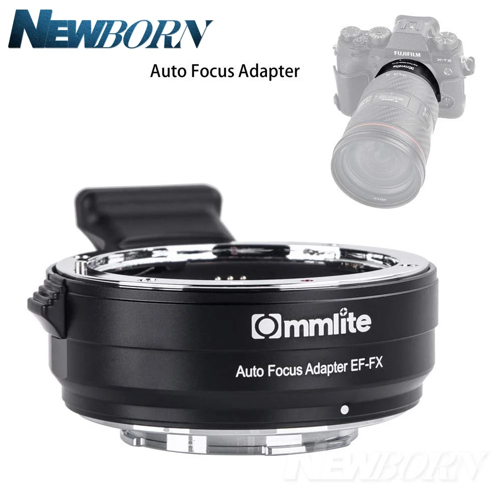 

Commlite CM-EF-FX Electronic AF Lens Mount Adapter from Canon EF/EF-S Lens for Fujifilm FX-Mount Camera X-T20 X-T3 X-T2 X-Pro2
