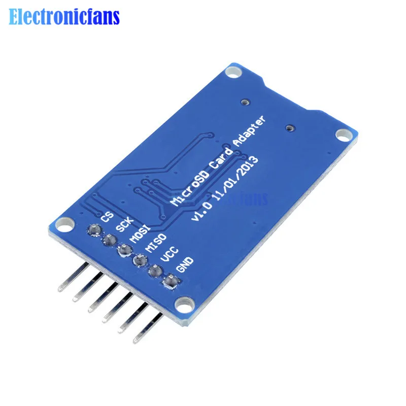 Карта памяти Micro SD Mciro щит модуля SD/TF 10 шт. SPI для Arduino Новинка|spi module|spi memorysd card module |