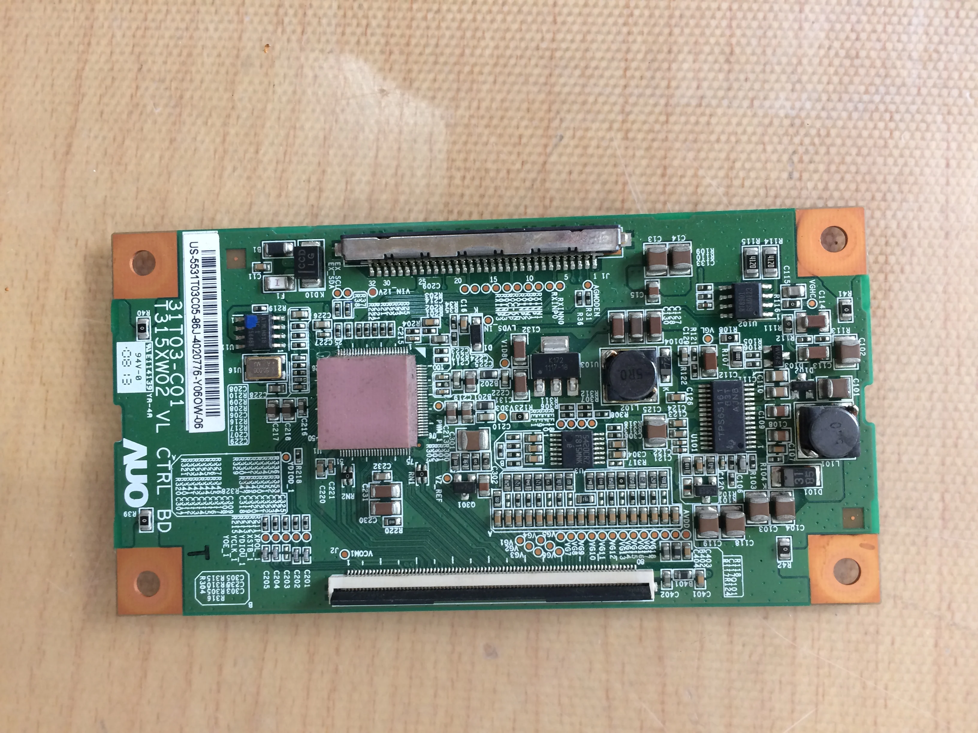 T CON доска для samsung LA32A350C1 31T03 C01 T315XW02 экран T315XW02| |