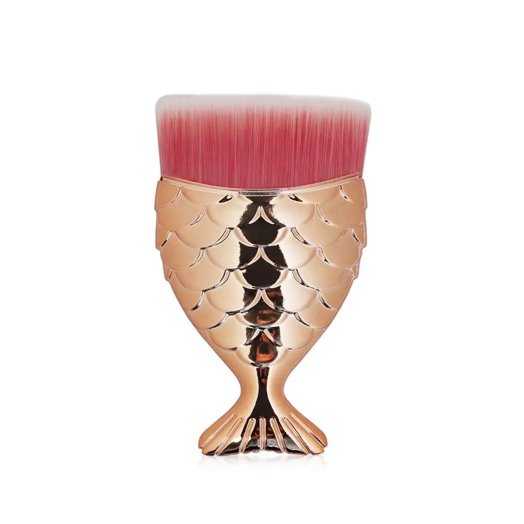 Кисть для рыбы косметический рыбий хвост румяна кисти основы пудра