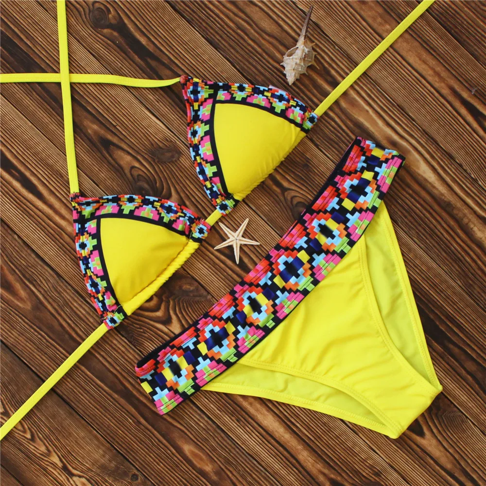 Женский купальный костюм женские купальные трусики купальники ретро лето бикини