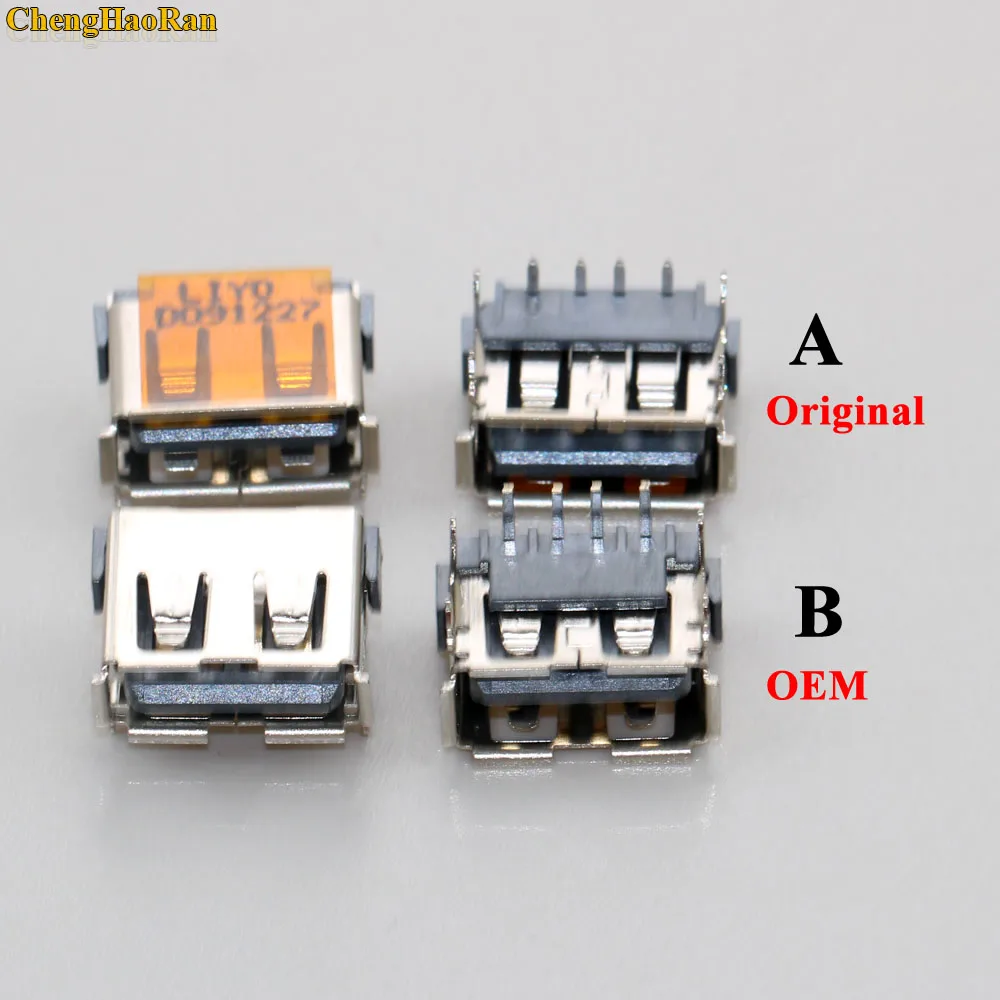 ChengHaoRan 10x Оригинальный Новый 2 0 USB разъем порт передачи данных 4P для ноутбука ASUS HP