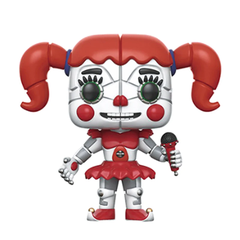 baby Игрушки Five Nights At Freddy's, ПВХ, 10 шт., фигурки, куклы-медведи из винила FNAF Бонни и Чика Foxy Freddy Fazbear, кукла - Цвет: baby