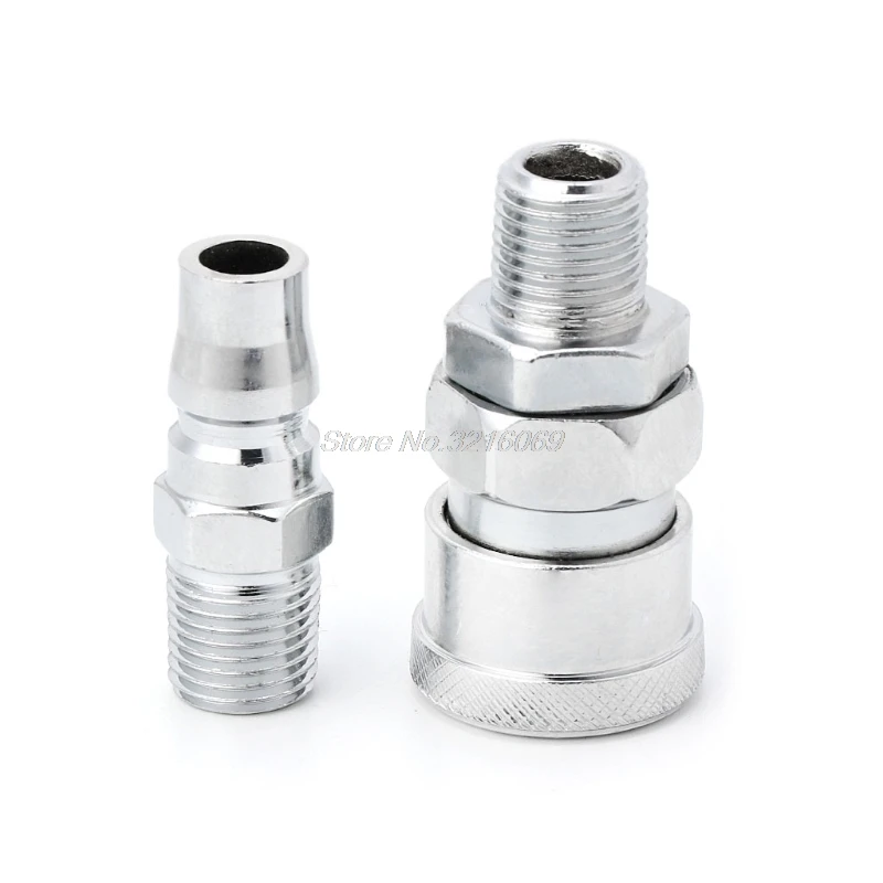 2 шт. пневматические детали евро воздушный шланг коннектор компрессора