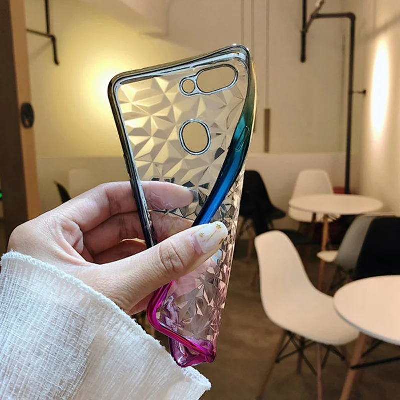 UPaitou 3D градиент покрытие Мягкий ТПУ чехол для телефона Xiaomi mi 6 8 Explorer x 2/mi EVO на