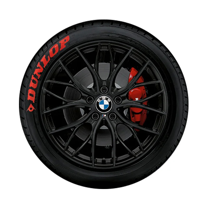 red 4 set Автомобильный тюнинг, Универсальный 3D логотип, наклейка на колесо шины, авто стиль мотоцикла, на заказ, забавное Спортивное украшение, наклейки - Название цвета: red 4 set