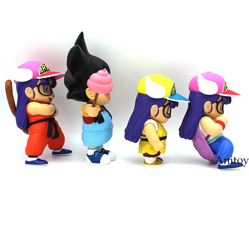 Dr. Slump Arale Косплей Dragon Ball Z Son Goku Krillin аниме мультфильм забавная ПВХ фигурка Коллекционная модель игрушки 18~ 24 м 4 стиля