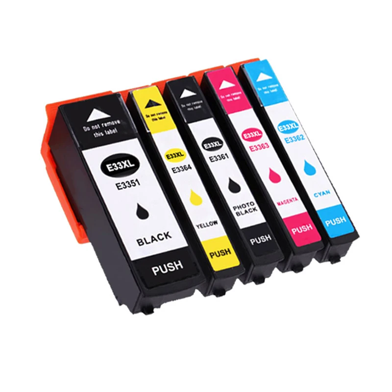 einkshop T3351 33xl Ink Cartridge T33xl T3361 - T3364 For Epson xp530 xp900 xp830 xp645 xp635 xp630 xp540 xp640 Printer | Компьютеры и