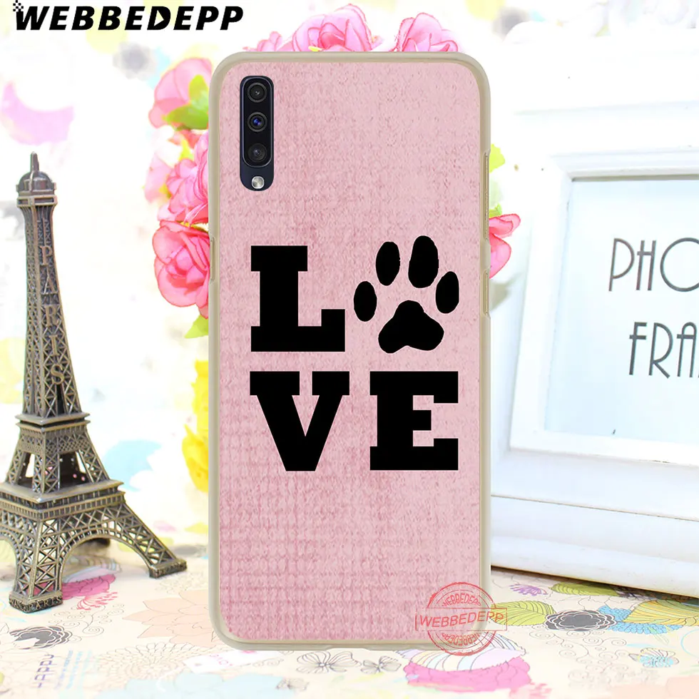 WEBBEDEPP футболки с надписью «I love my собаки «Бигль» Жесткий Чехол для samsung A50 A10s A20s A30s A40s A50s A60 A70 M10 M20 M30 M40 - Цвет: 7