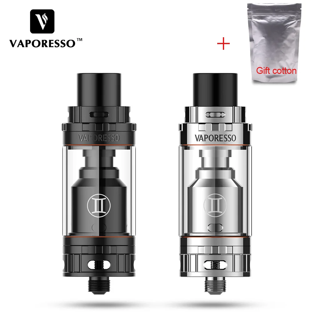 Оригинальный Vaporesso Gemini RTA бак 3 мл мега 4 капельный наконечник электронная