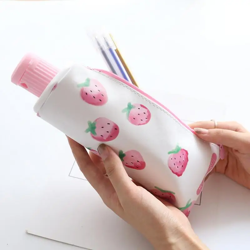 Kawaii чехол для карандашей в форме зубной пасты, большая емкость, сумка для ручек для девочек и мальчиков, школьная детская коробка для карандашей, канцелярские принадлежности с животными