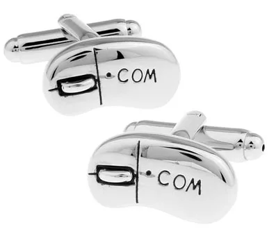 

Free Shipping Computer Mouse Cufflinks Wholesale&retail Novelty I.T. Design Quality Brass Material Best Gift For Men