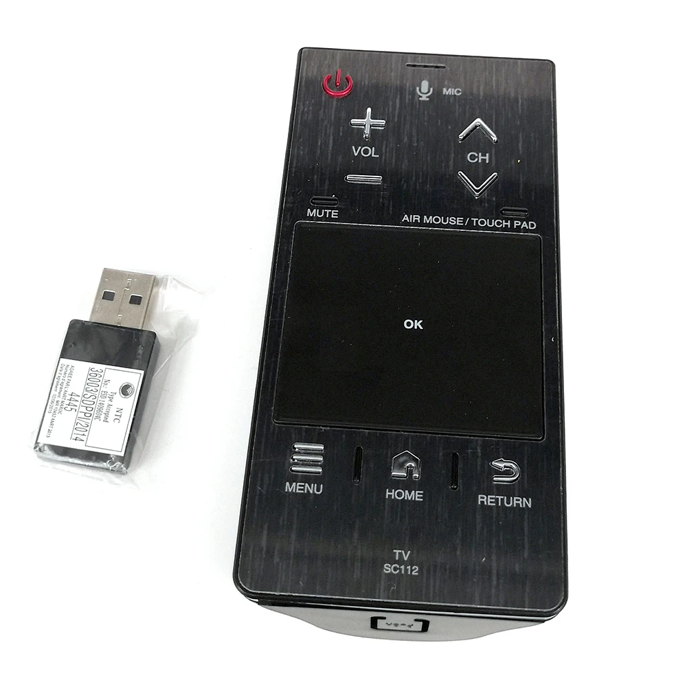 SC 112 AIR MOUSE/сенсорный коврик голосовой пульт дистанционного управления с USB для SHARP tv SC112 36003/36004/SDPPI/ 398GM10BESP0