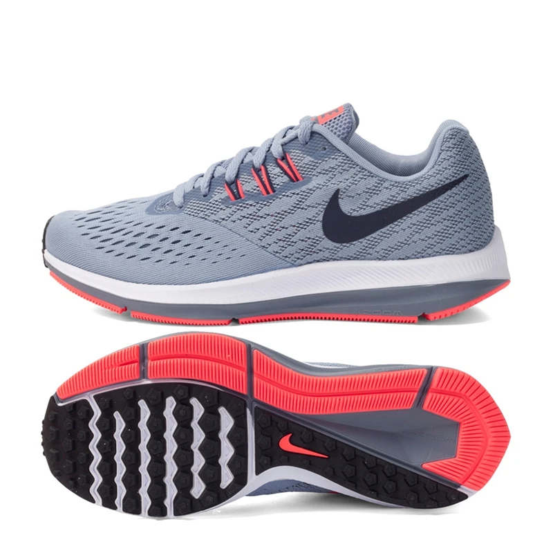 Новое поступление 2019 года женские кроссовки для бега NIKE ZOOM WINFLO 4|women running shoes
