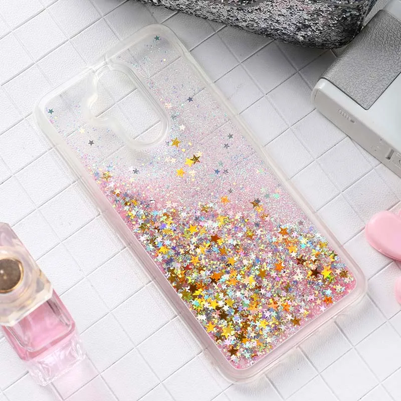 Pink Star Чехол с динамической жидкостью для huawei P smart mate 20 Lite 10 9 Pro Plus чехол с блестящим бампером Nova 3 3i 2s 2i P9 lite mini X - Цвет: Pink Star