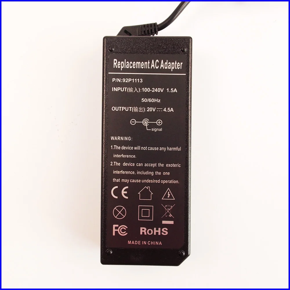 Зарядное устройство с адаптером переменного тока для ноутбуков IBM / Lenovo Thinkpad Twist