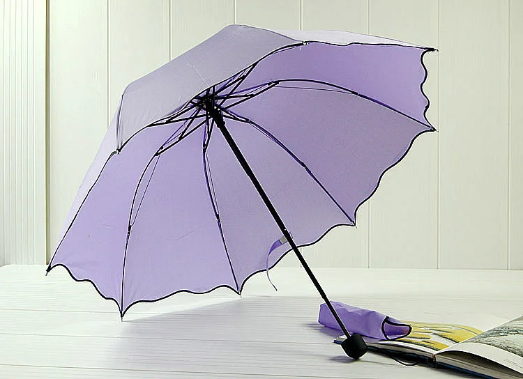 

Складной зонтик Flouncing в виде листьев лотоса