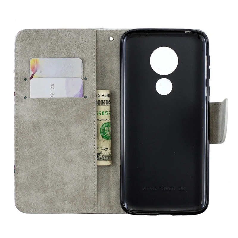 Чехол для Motorola Moto G7 power, кожаный бумажник, флип-чехол для Moto G7, чехол для Motorola Moto G7