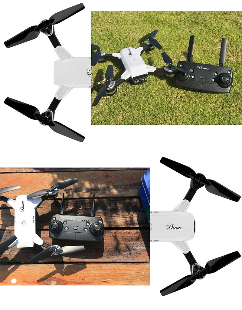 20 м Мини-Дрон WiFi FPV Квадрокоптер складной селфи RC Дроны с 720P широкоугольной HD камерой удержание высоты RC вертолет