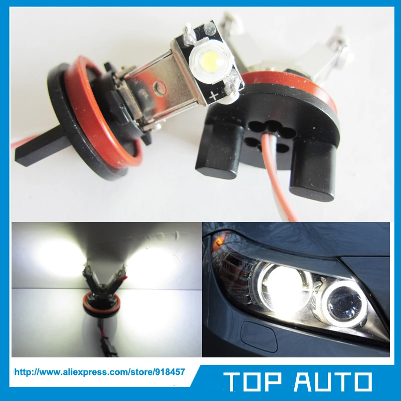 2 светодиодный LED Angel Eye гало маркер без ошибок для H8 07 12 BMW E92 328i 335i coupe M3 E93 E89 Z4 E60 E71 E63