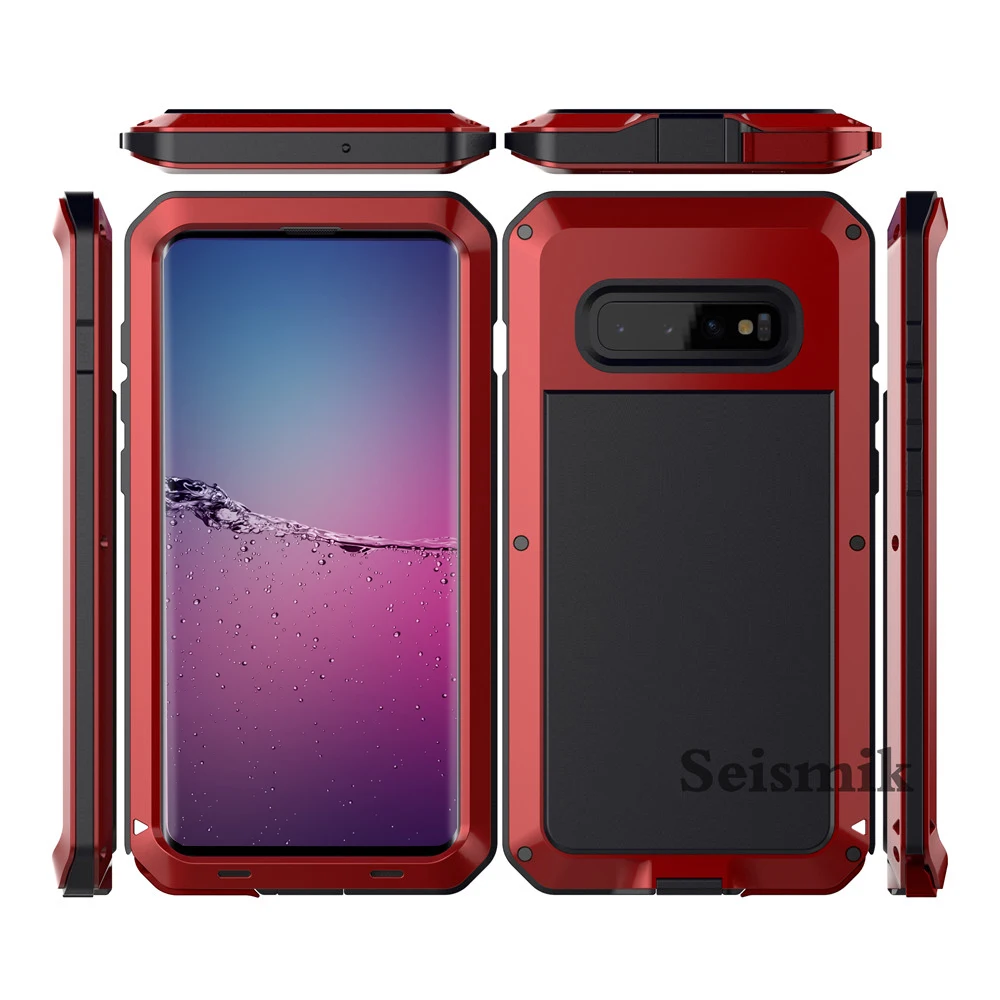 Противоударный Гибридный жесткий противоударный чехол для samsung S10 S10Plus S8 S8Plus S9 S9P Note 8 мягкая пленка