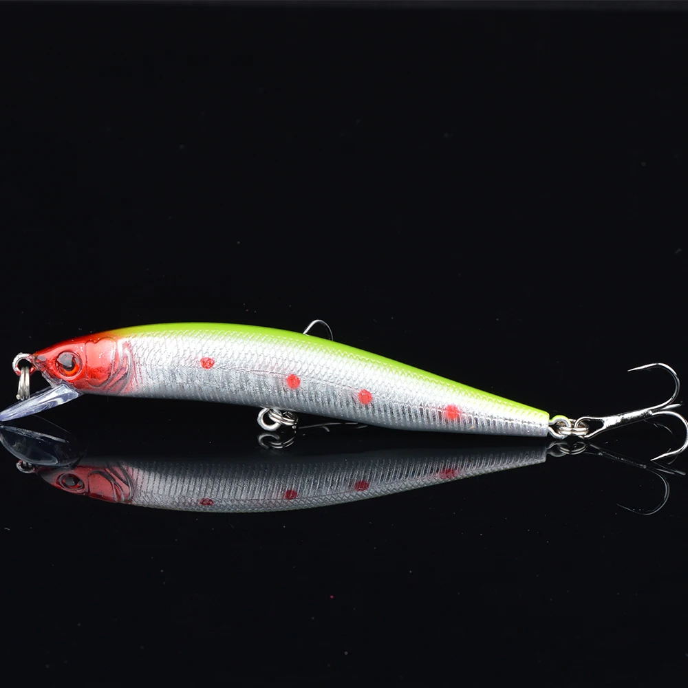 1 шт. рыболовная приманка Minnow плавающая искусственная 10 см 8 г жесткая наживка для