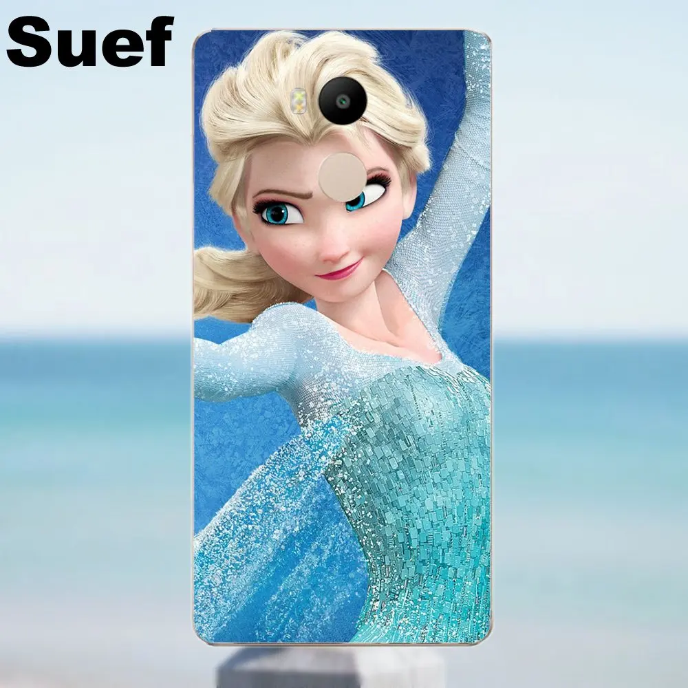 Suef для Xiaomi Redmi 4 3 3S Pro Mi3 Mi4 Mi4i Mi4C Mi5 Mi5S Mi Max Note 2 TPU чехол телефона Elsa | Мобильные
