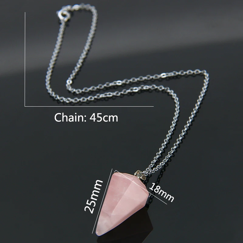 Подвески из фиолетового камня Reiki для чакры подвеска натурального черного оникса