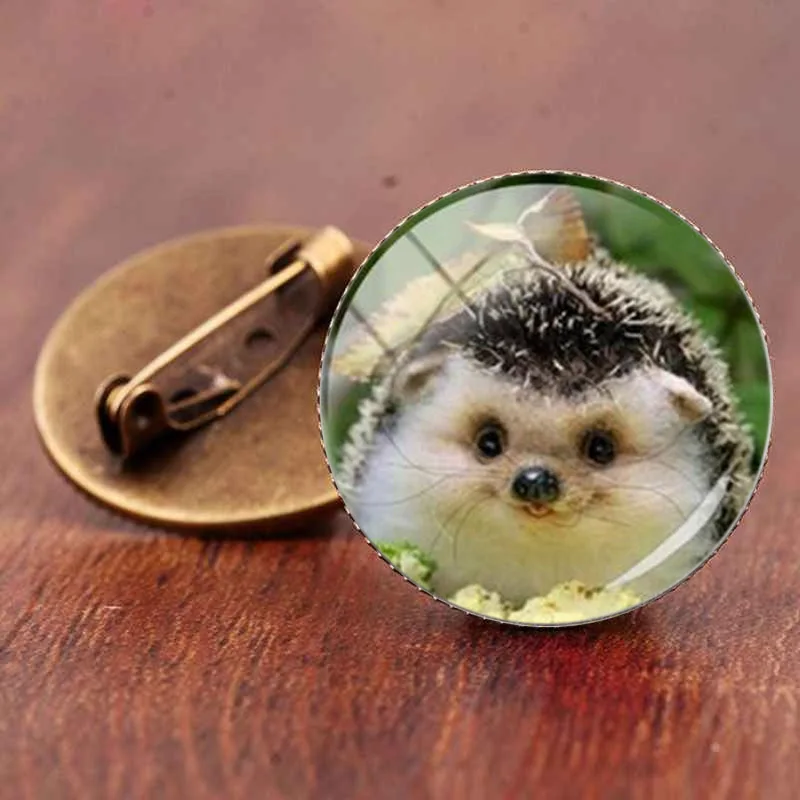 Парные ювелирные изделия Gaxybb с ежиком для мужчин и женщин полное любви цветком