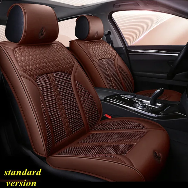 Coffee Чехол для сиденья toyota land cruiser 80 100 prado 120 150 200 land-cruiser-prado yaris - Название цвета: Coffee