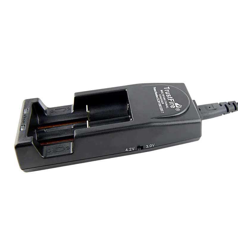 TrustFire TR-001 3 В и 4,2 В Перезаряжаемые Батарея Зарядное устройство для 10430/10440/14500/16340/17670/18500/18650 Батарея