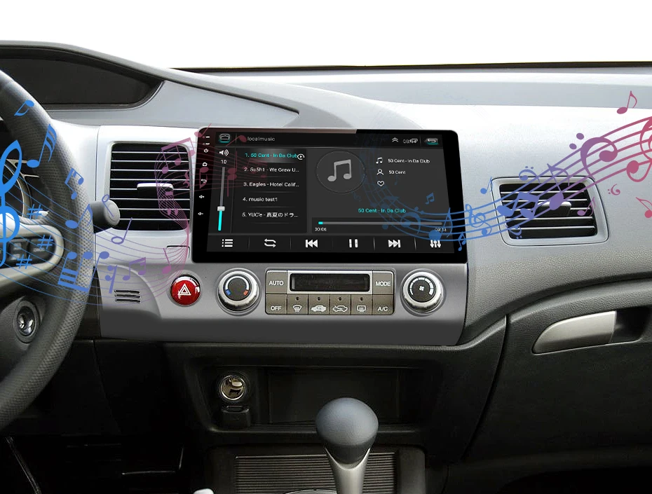 Junsun V1 2G+ 32G Android 9,0 для Honda Civic 20062007 2008 2009-2011 Автомобильный Радио Мультимедиа Видео плеер навигация gps 2 din dvd