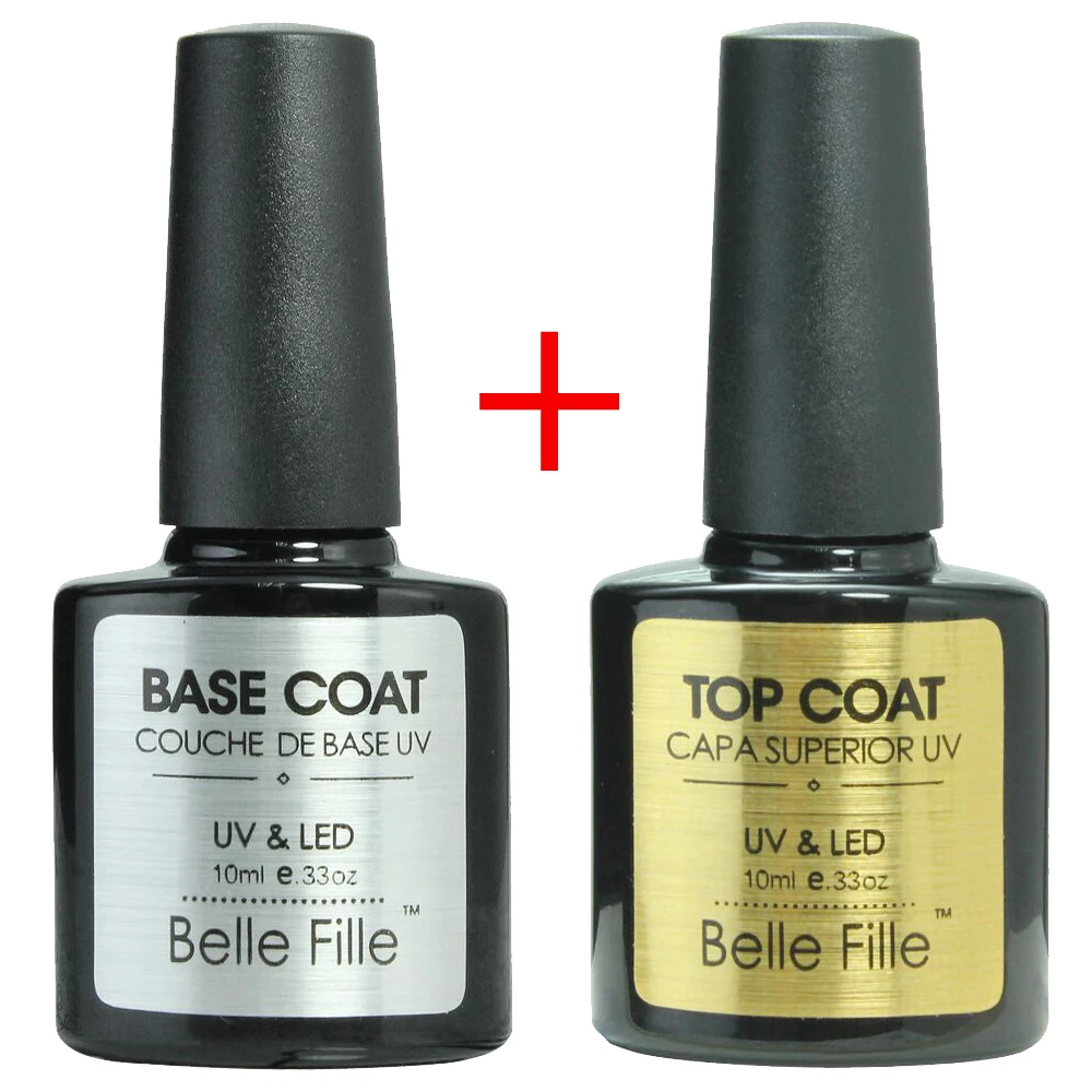 Belle Fille 10 мл Макияж инструмент гель лак для ногтей Топ база пальто Gelpolish