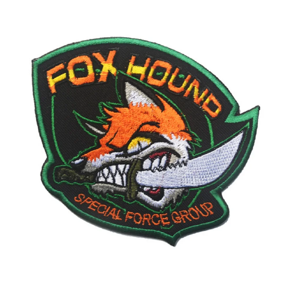 

Metal Gear Solid Fox Army Embroidery Patch Loop And Hook Embroidery Armband