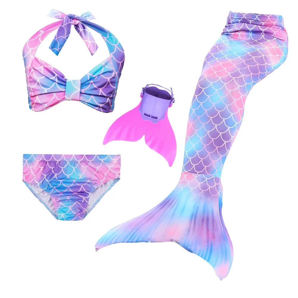 Купальный костюм для девочек с хвостом русалки 2019|Костюмы девочек| |