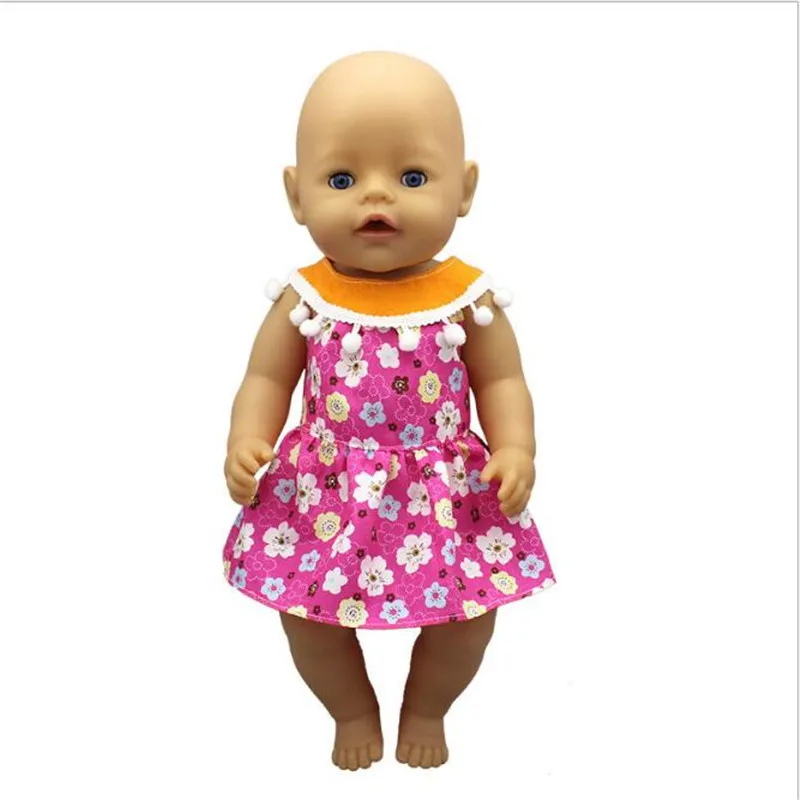 Q-101 Born New Baby Fit 18 дюймов 43 см Одежда для куклы розовый лист Фламинго Единорог Русалка Одежда Аксессуары для ребенка подарок на день рождения - Цвет: Q-101