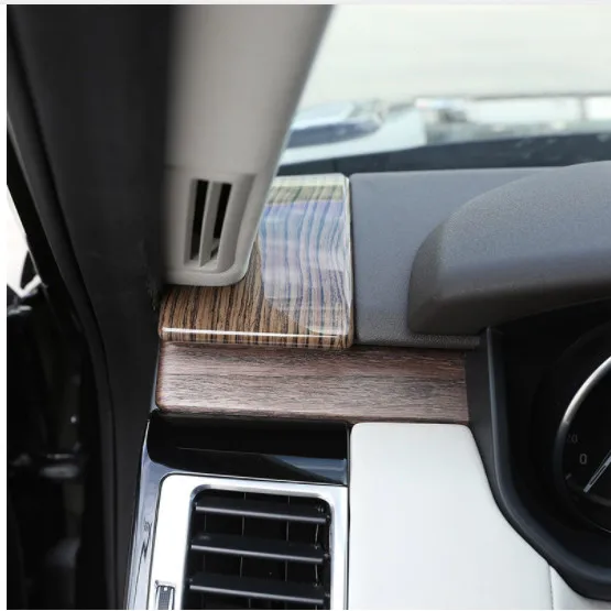 Пески древесины стиль ABS Пластик сбоку Dashbord украшения чехол накладка для Land Rover
