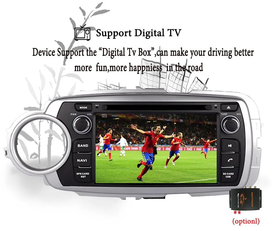 Octa Core Android 9,0 оперативная память 4 Гб подходит для TOYOTA YARIS 2012 2013 автомобильный DVD плеер навигации GPS TV 3/4G радио