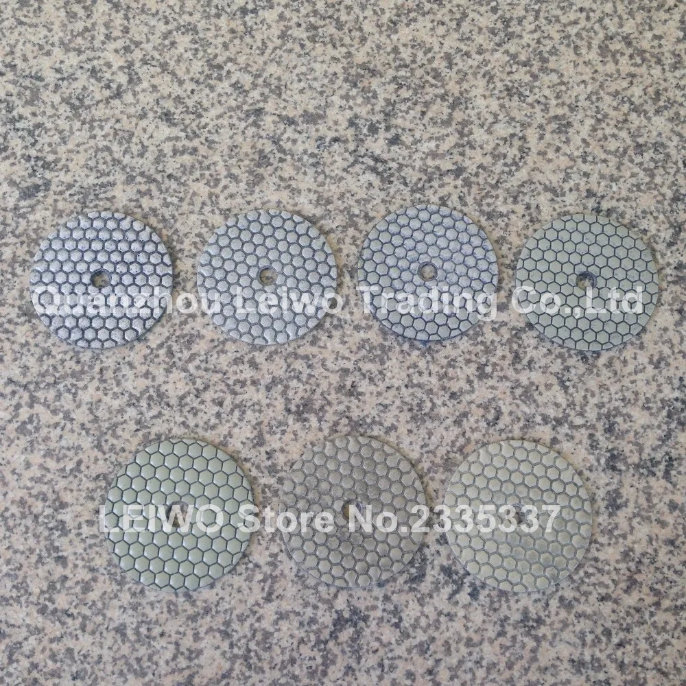 Алмазные сухие полировальные колодки 4 дюйма алмазные инструменты гранитная