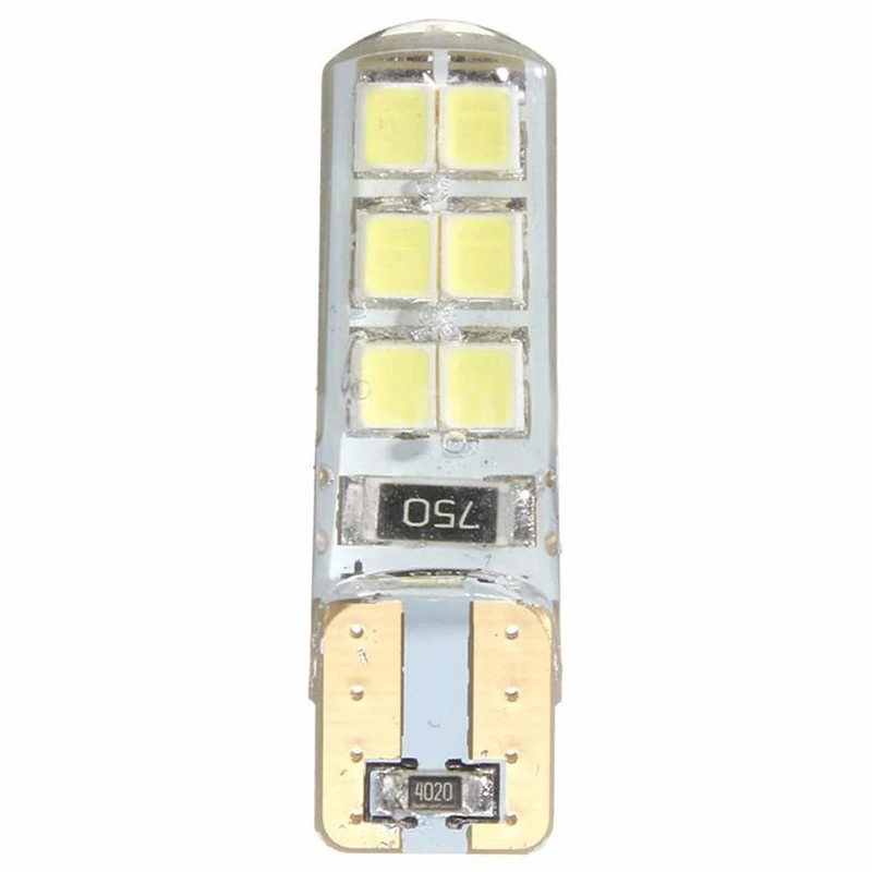 JXLCLYL 2pc T10 194 W5W COB 2835 12LED Автомобильная CAN-шина яркая ширина номерного знака