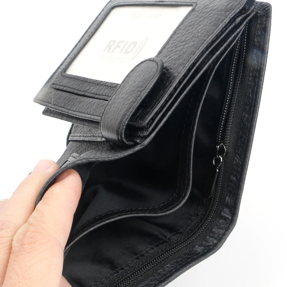 

UMODIER Genuine Leather Passport Cover Men Travel Wallet RFID Blocking Coin Purse Russian Driver License Wallet Document Case