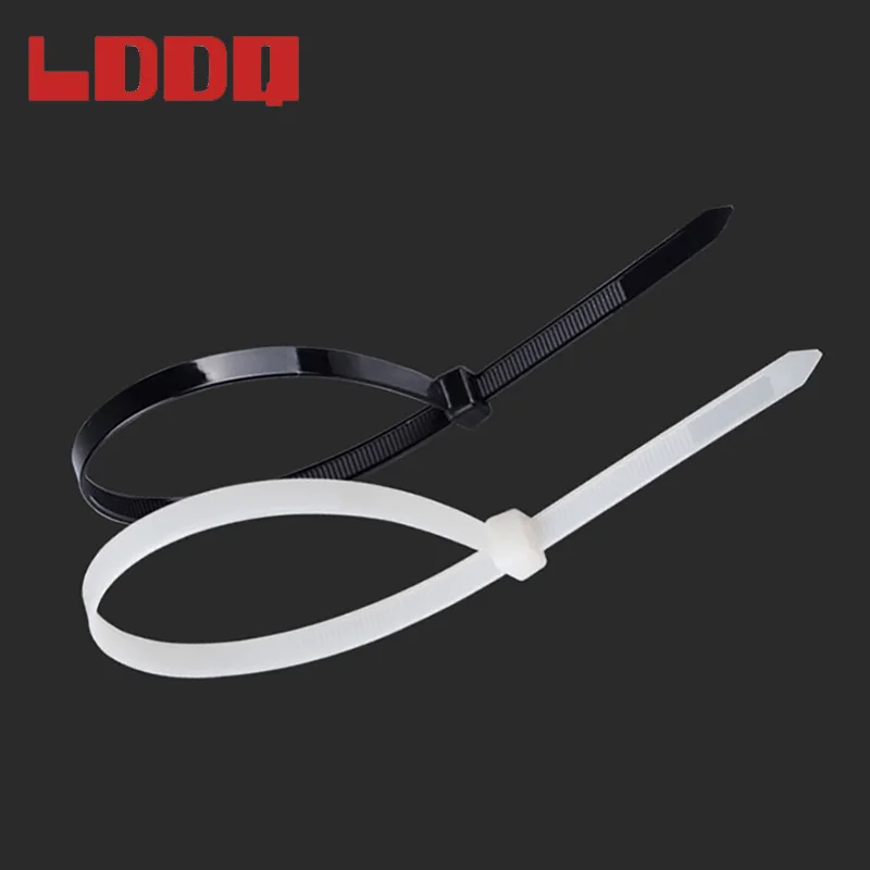 Ldq 4*200 самоблокирующиеся Нейлоновые Пластиковые Кабельные стяжки 500 шт.