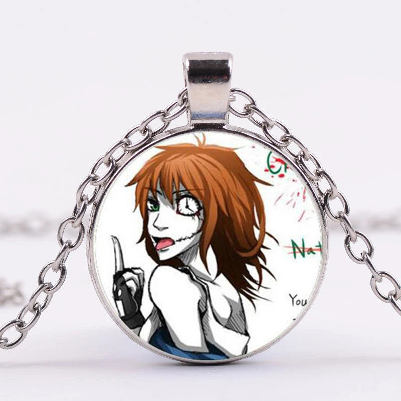 Азиатских аниме крипипаста Цепочки и ожерелья Джефф убийца Clocky Ticci Тоби печатных