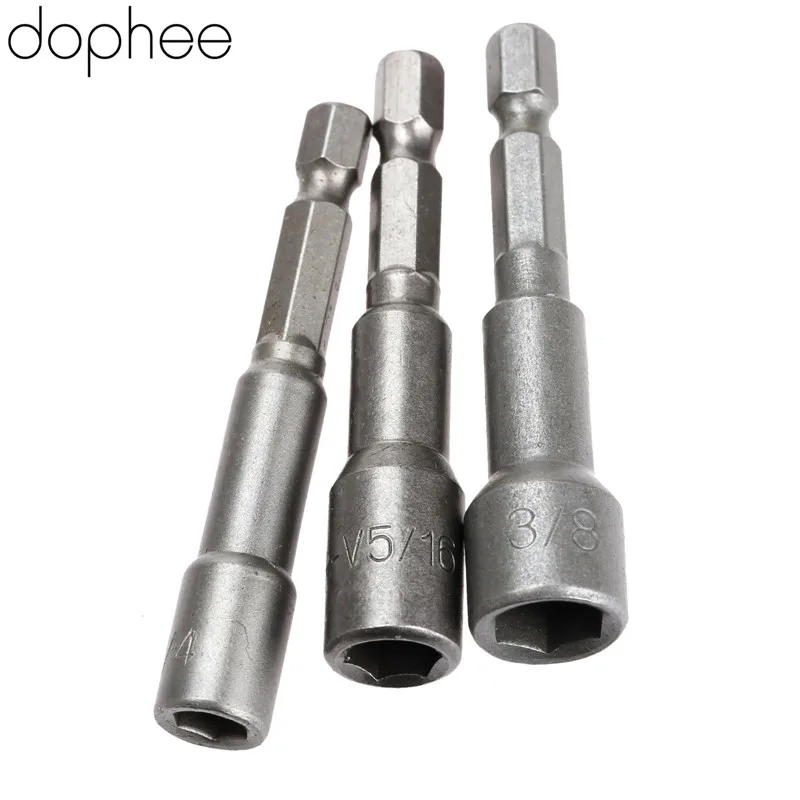 Набор Магнитных гаечных ключей dophee 3 шт. переходник для гнезда шестигранное