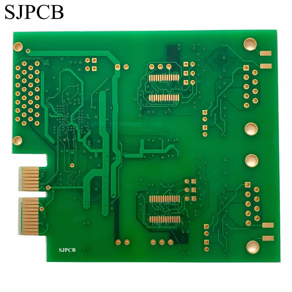 Многослойная 4-слойная печатная плата SJPCB индивидуальный дизайн BGA фаска золотой